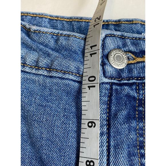 Old Navy Women's Extra High Rise Flare Blue Denim Jeans Size 14 - Picture 7 of 9
